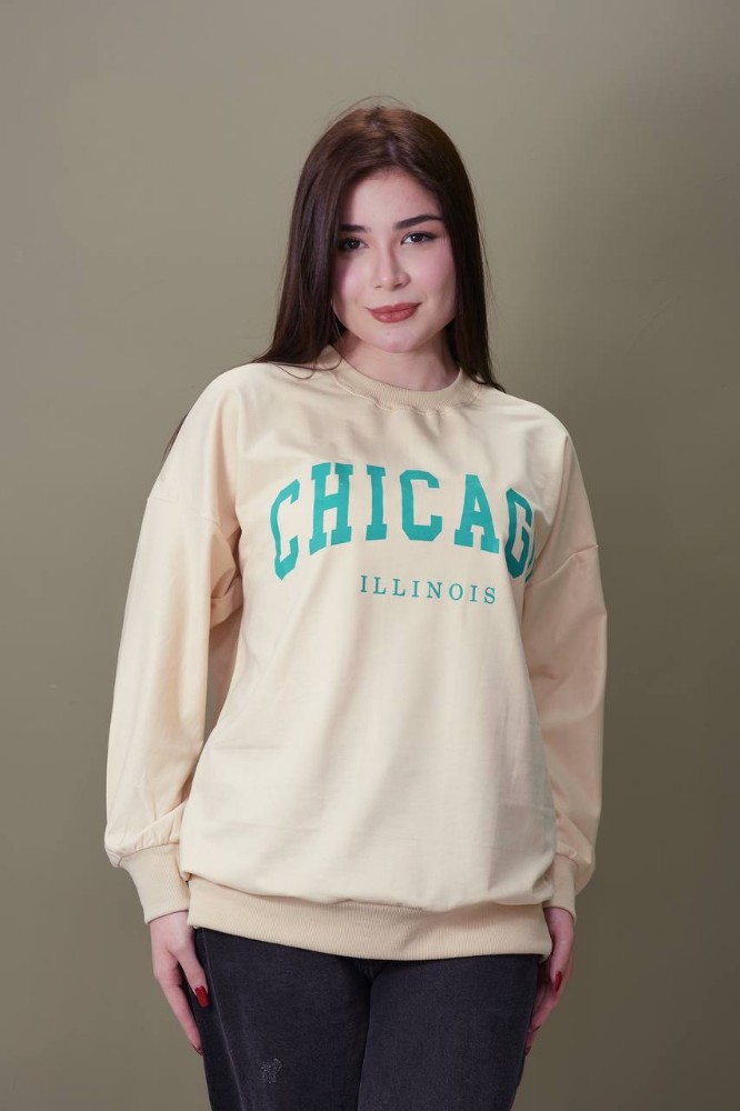 دورس چاپ شیکاگو کد 136714 - خرید کاپشن و هودی زنانه عمده