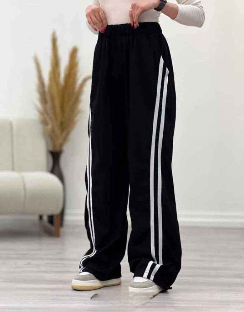 شلوار بگ بغل دو نوار کد 137319 - خرید شلوار زنانه عمده