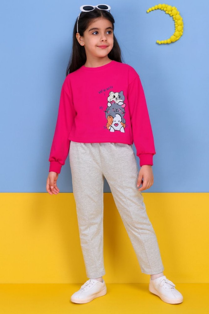 کراپ/شلوار دخترانه # کد 136874 - خرید ست بلوز شلوار دخترانه عمده