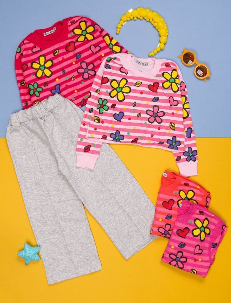 کراپ/شلوار دخترانه # کد 136895 - خرید ست بلوز شلوار دخترانه عمده