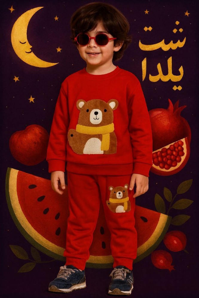 بلوز/شلوار یلدایی # کد 138106 - خرید ست بلوز شلوار پسرانه عمده