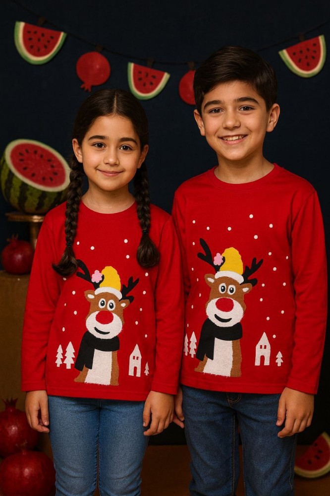 بلوز تک یلدایی # کد 138114 - خرید بلوز تک دخترانه عمده