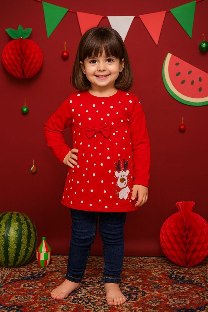 بلوز تک یلدایی # کد 138181 - خرید بلوز تک دخترانه عمده