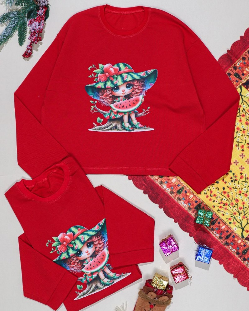 کراپ تک یلدایی # کد 138931 - خرید بلوز تک دخترانه عمده