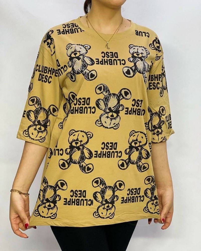 تیشرت لش چاپ نگین کد 136051 - خرید تاپ و تیشرت زنانه عمده