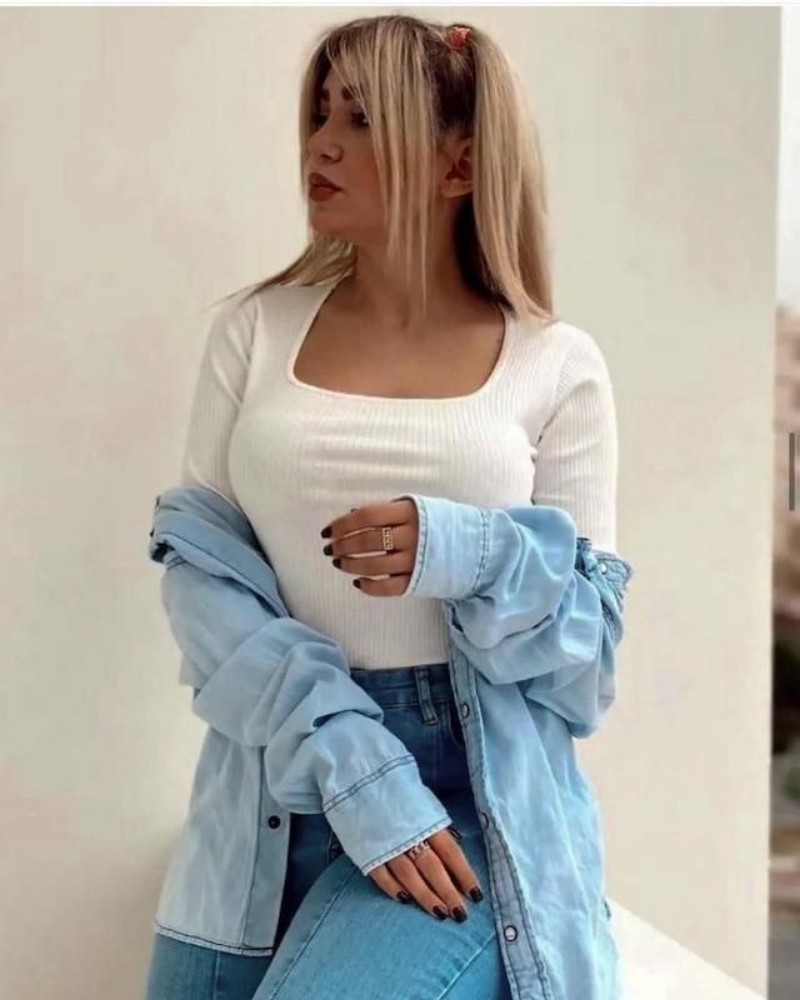 بلور یقه خشتی کد 137595 - خرید بلوز تک زنانه عمده