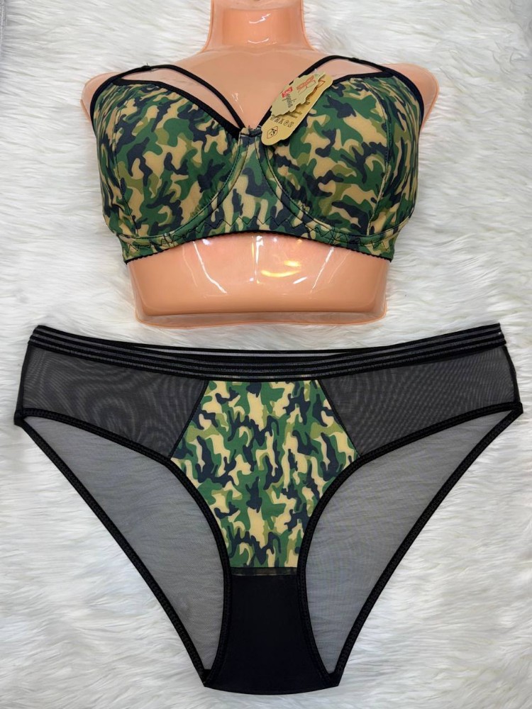 ست چریکی کد 137818 - خرید شورت و سوتین زنانه عمده