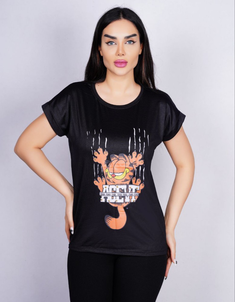 تیشرت چاپی کد 135707 - خرید تاپ و تیشرت زنانه عمده