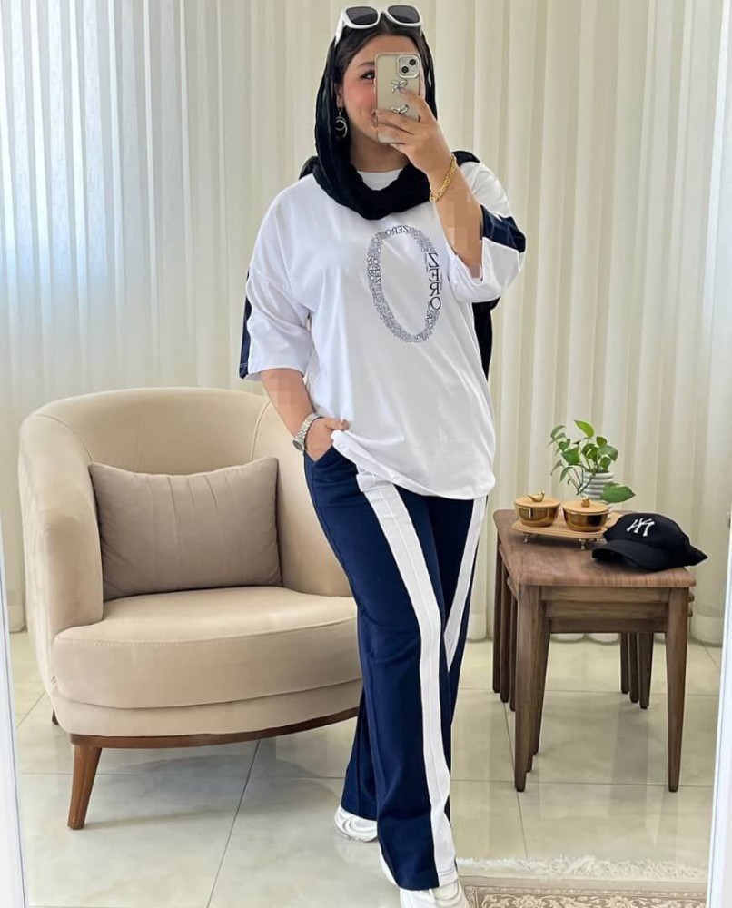 ست تیشرت شلوار کد 136455 - خرید ست تیشرت شلوار زنانه عمده