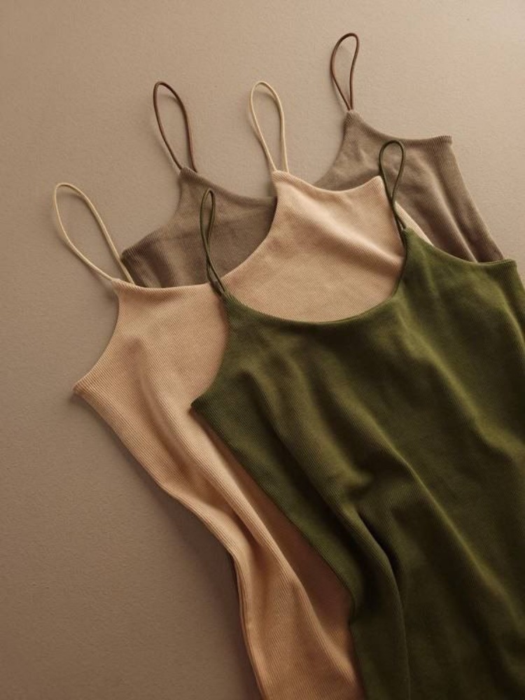 تاپ بلند ماکارونی یقه دلبر کد 135829 - خرید تاپ و تیشرت زنانه عمده