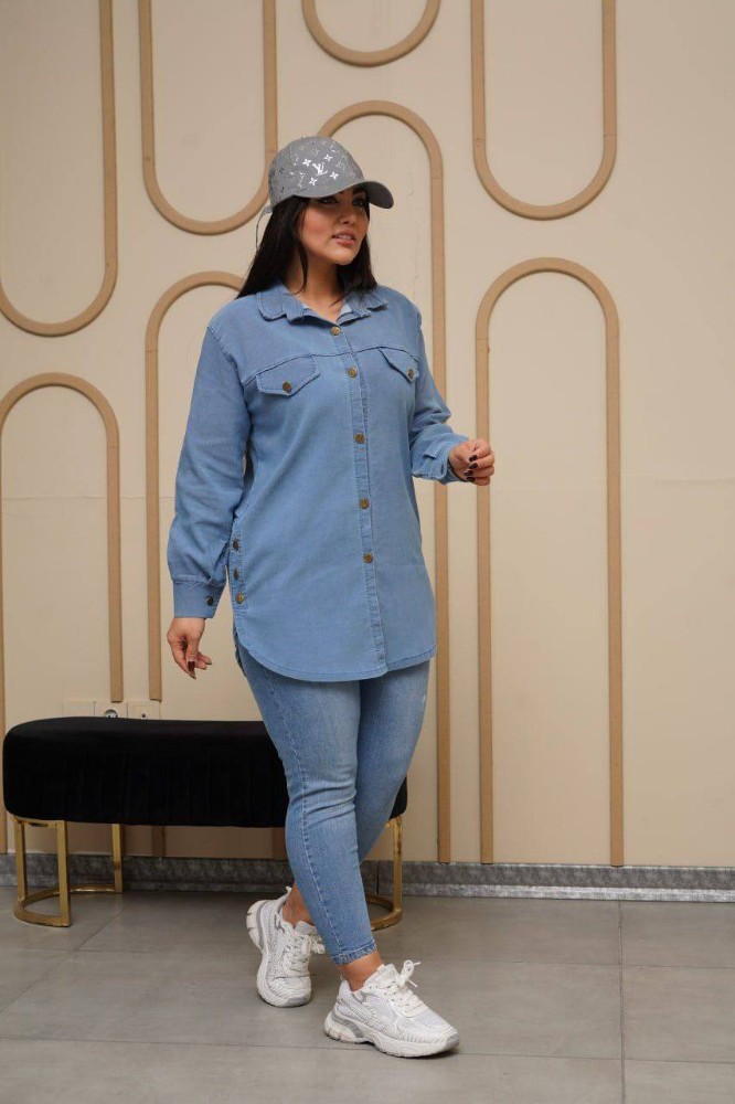 مانتو پایین حلال بغل دکمه کد 137901 - خرید مانتو زنانه عمده