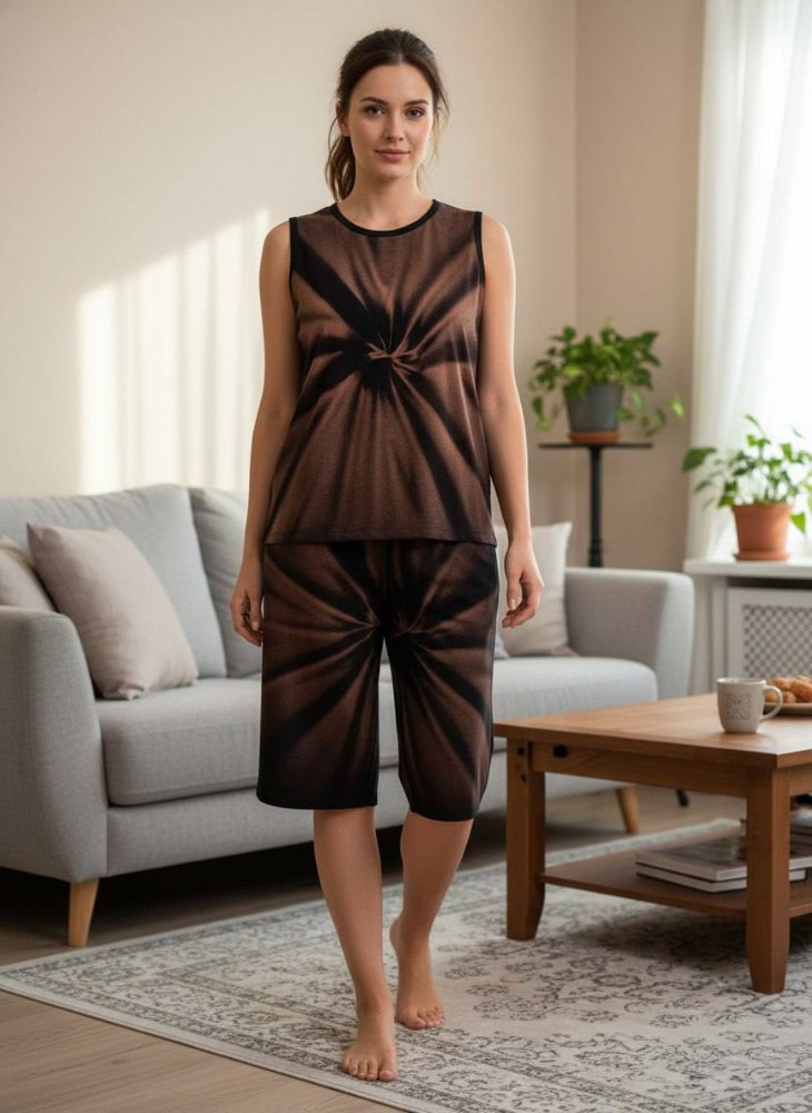 تاپ و شلوارک پیستولری کد 138728 - خرید ست تاب شلوارک زنانه عمده