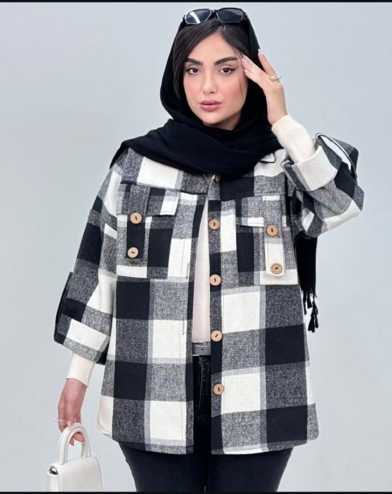 شکت جیب صلیبی کد 138974 - خرید مانتو زنانه عمده