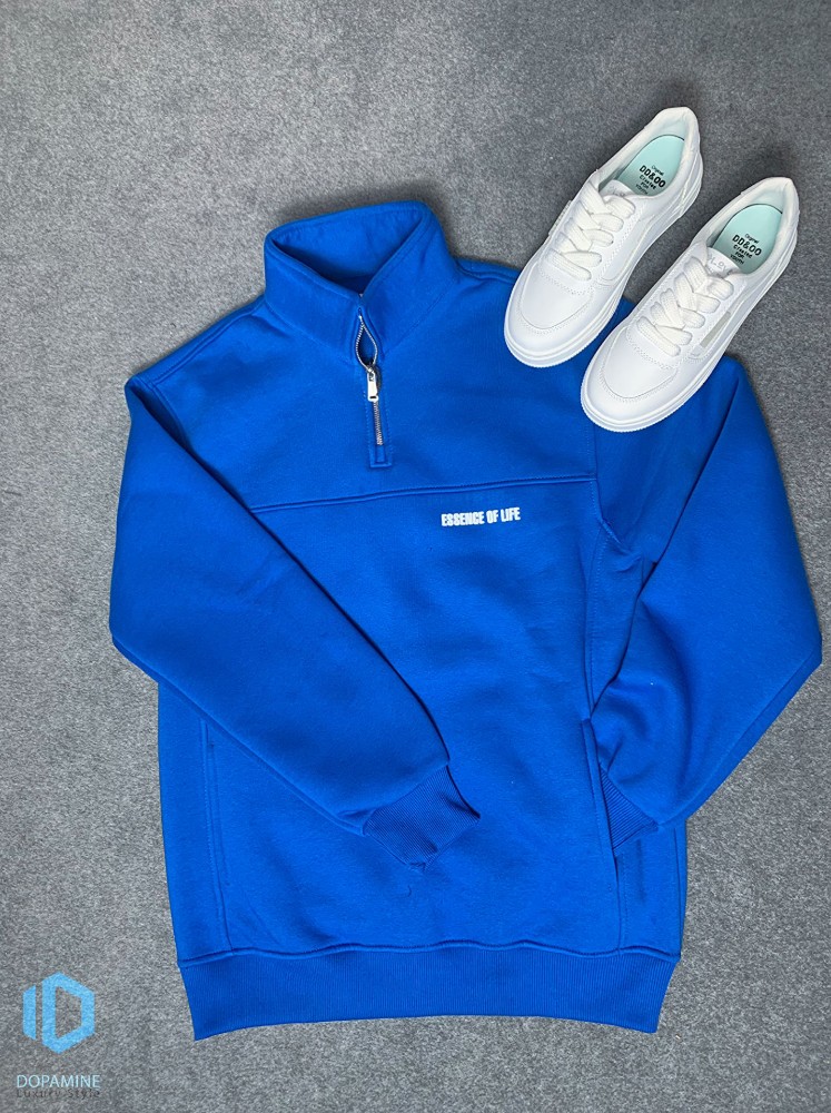 تولیدی هودی نیم زیپ کد 136433 - خرید هودی مردانه عمده