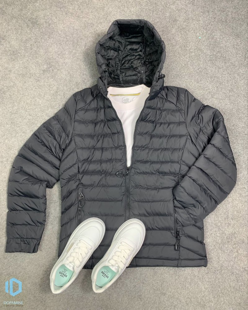 تولیدی کاپشن مشکی کد 137676 - خرید هودی مردانه عمده