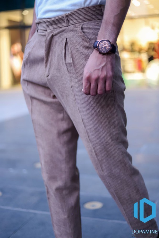 تولیدی و پخش عمده شلوار مخمل راه ریز کد 137979 - خرید شلوار مردانه عمده