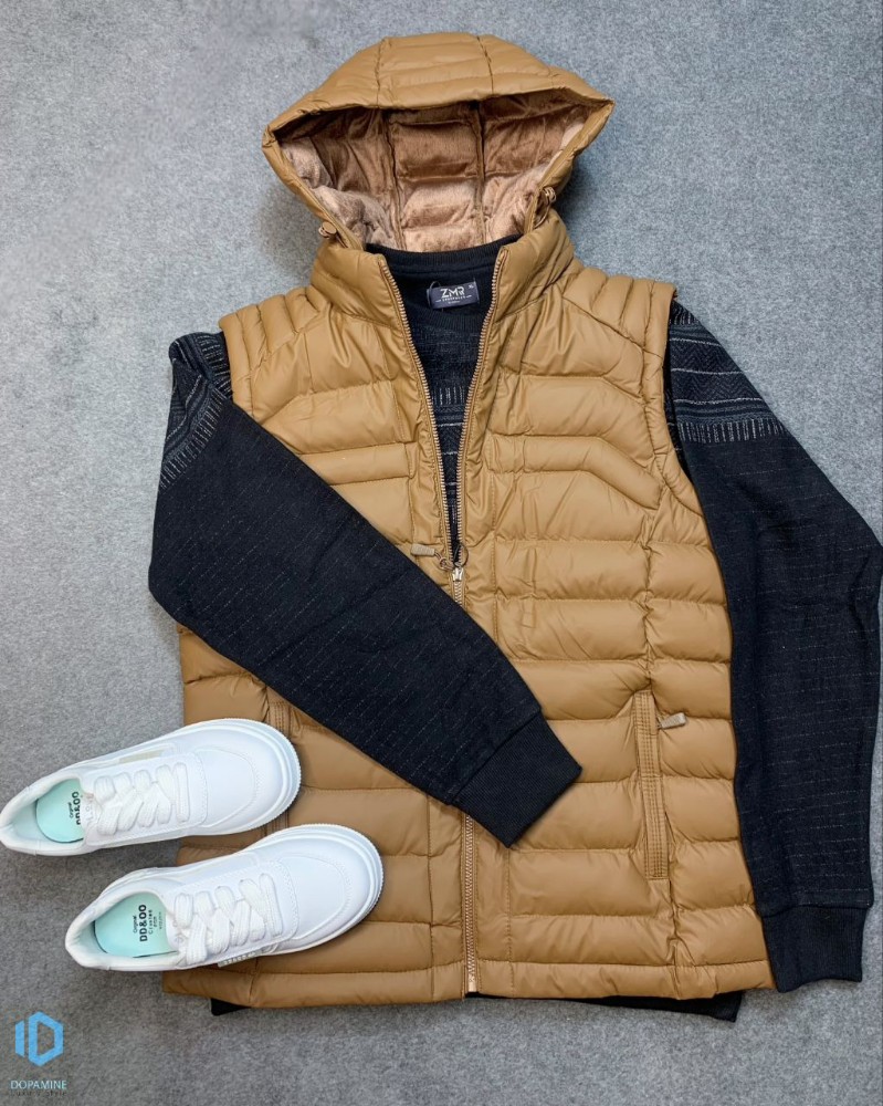 تولیدی پافر تخصصی مدل ماکان کد 138373 - خرید هودی مردانه عمده