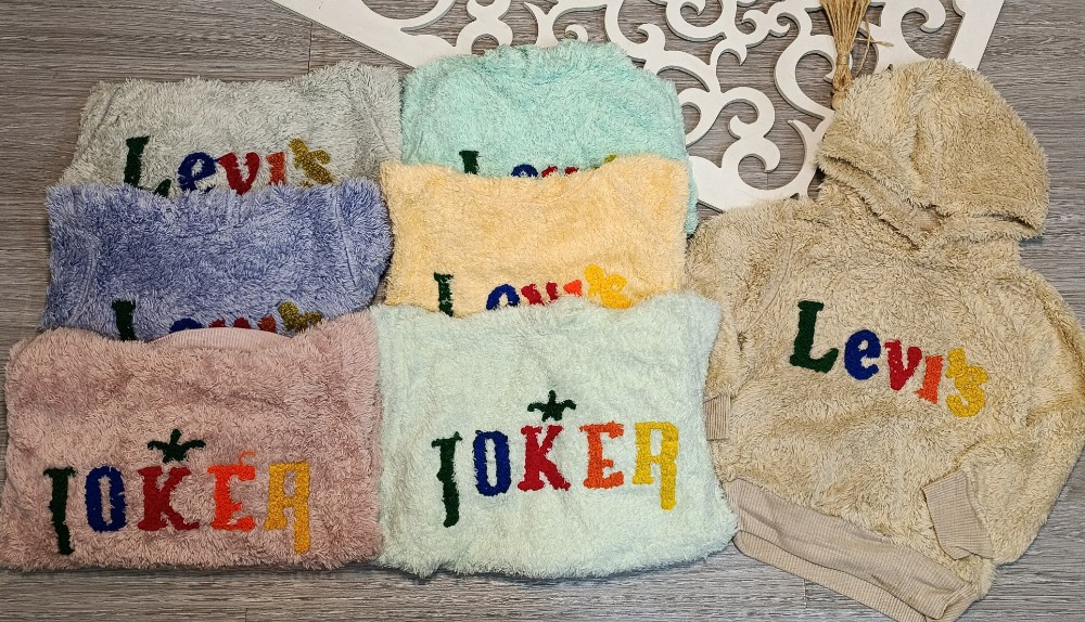 هودی تک موهر دخترانه کد 136092 - خرید کاپشن و هودی دخترانه عمده