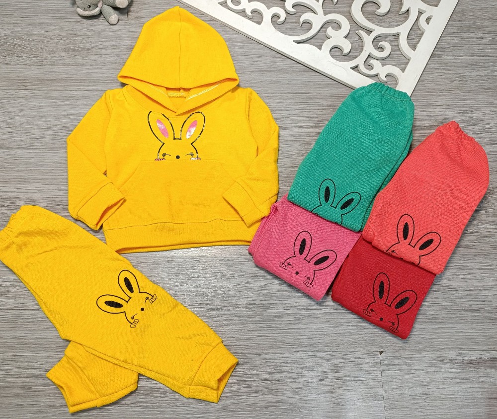 هودی شلوار دخترانه داخل کرک دار کد 136522 - خرید کاپشن و هودی دخترانه عمده