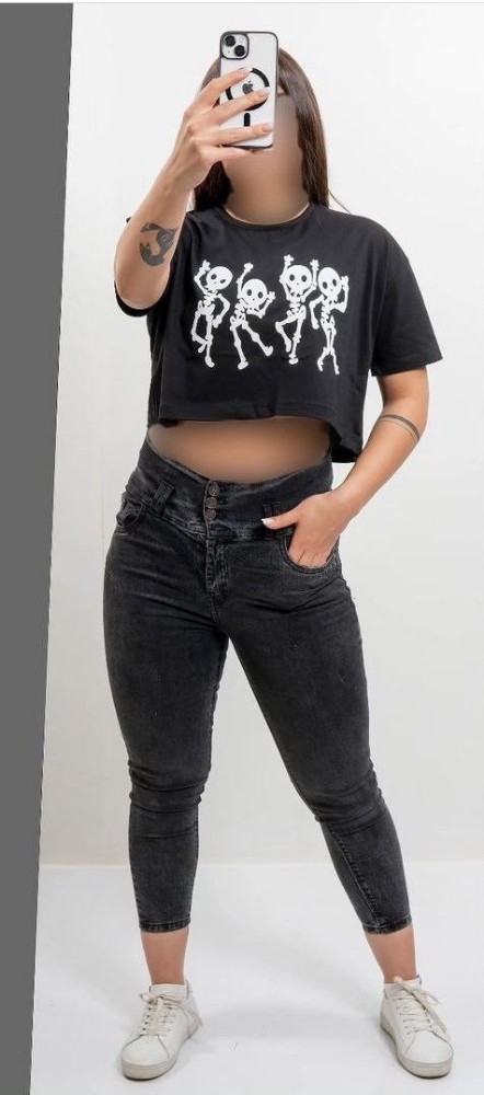 کراپ اسکلتی کد 136389 - خرید تاپ و تیشرت زنانه عمده