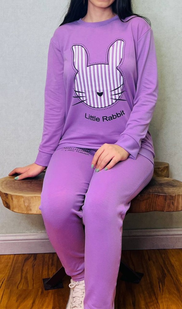 ست اسپرت خرگوش کد 136541 - خرید ست تیشرت شلوار زنانه عمده