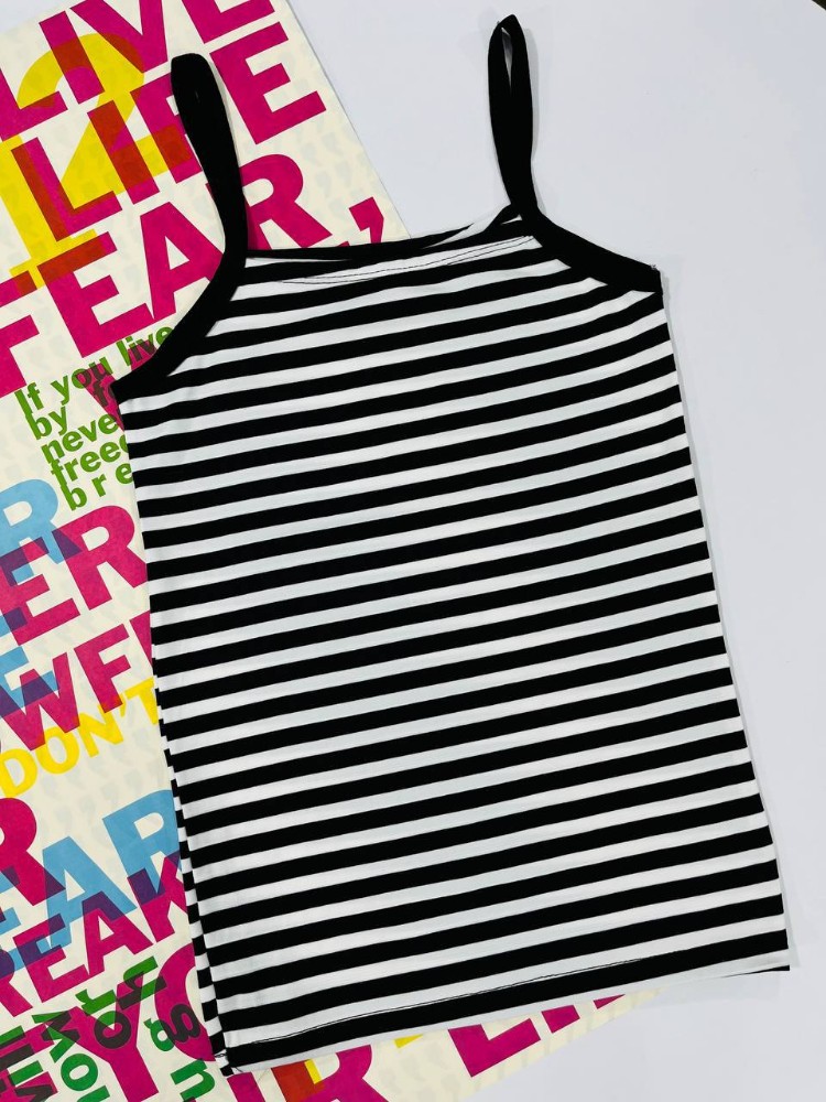 تاپ دوبندی راه راه کد 136572 - خرید تاپ و تیشرت زنانه عمده