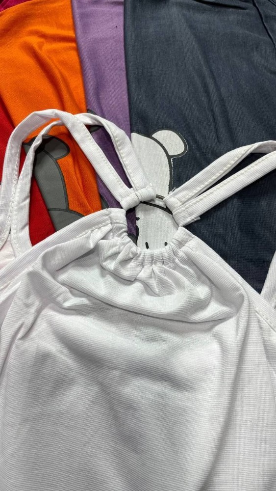 تاپ پشت حلقه کوالا کد 136576 - خرید تاپ و تیشرت زنانه عمده