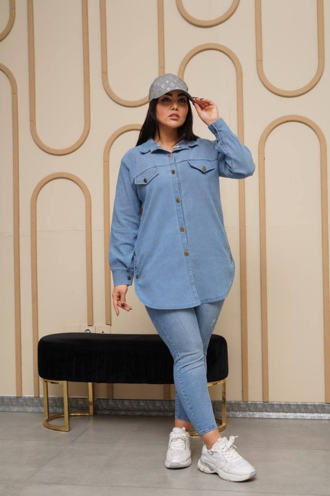 مانتوپایین حلالبغل دکمه کد 136610 - خرید مانتو زنانه عمده