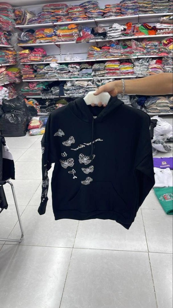 هودی پروانه کد 138933 - خرید کاپشن و هودی زنانه عمده