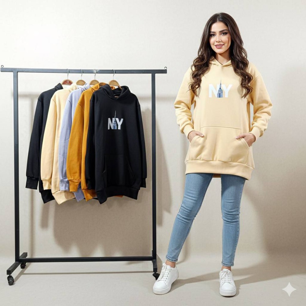 هودی تو کرکی کد 136846 - خرید کاپشن و هودی زنانه عمده