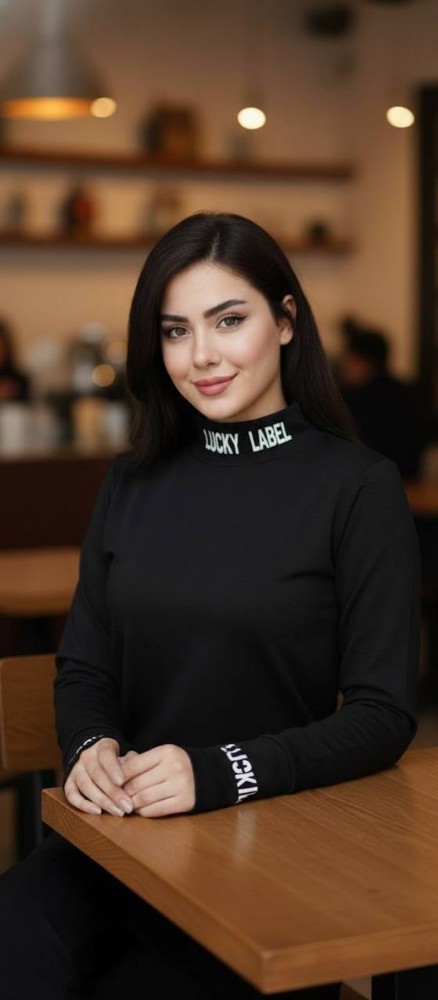 تونیک فینگردار یقه اسکی کد 137627 - خرید تونیک زنانه عمده