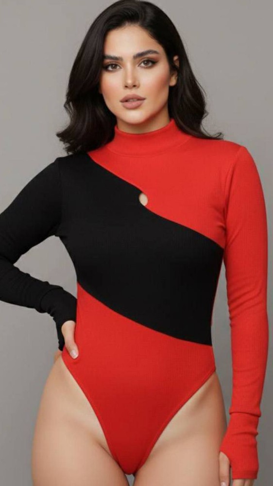 بادی آستین فینگر سینه اشکی کد 138296 - خرید بلوز تک زنانه عمده