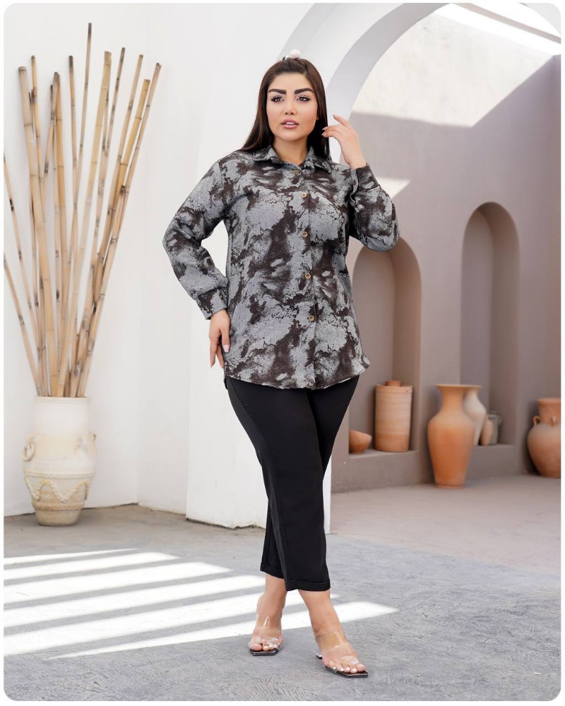 مانتو قواره دار منیر کد 135794 - خرید مانتو زنانه عمده