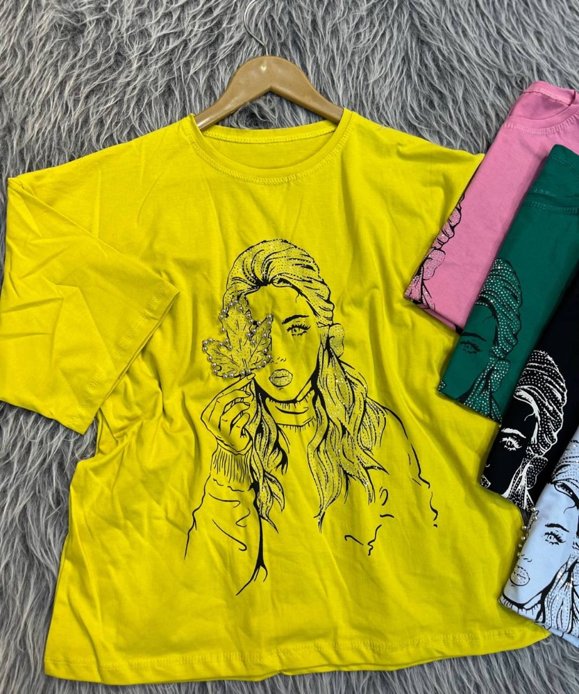 باکسی نگین مروارید دختر کد 135868 - خرید تاپ و تیشرت زنانه عمده