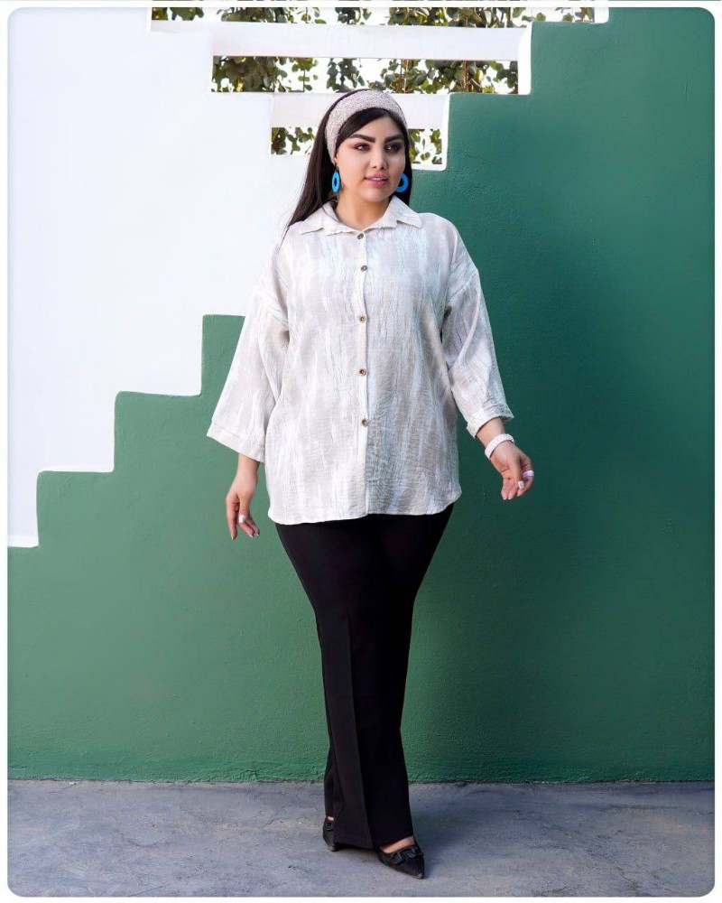 مانتو پری جلو دگمه آستین پاکتی کد 136162 - خرید مانتو زنانه عمده