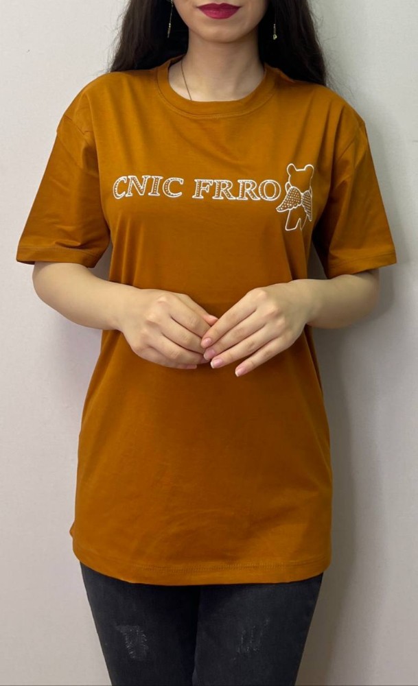 نیم لانگ چاپ نگین کد 136223 - خرید تاپ و تیشرت زنانه عمده