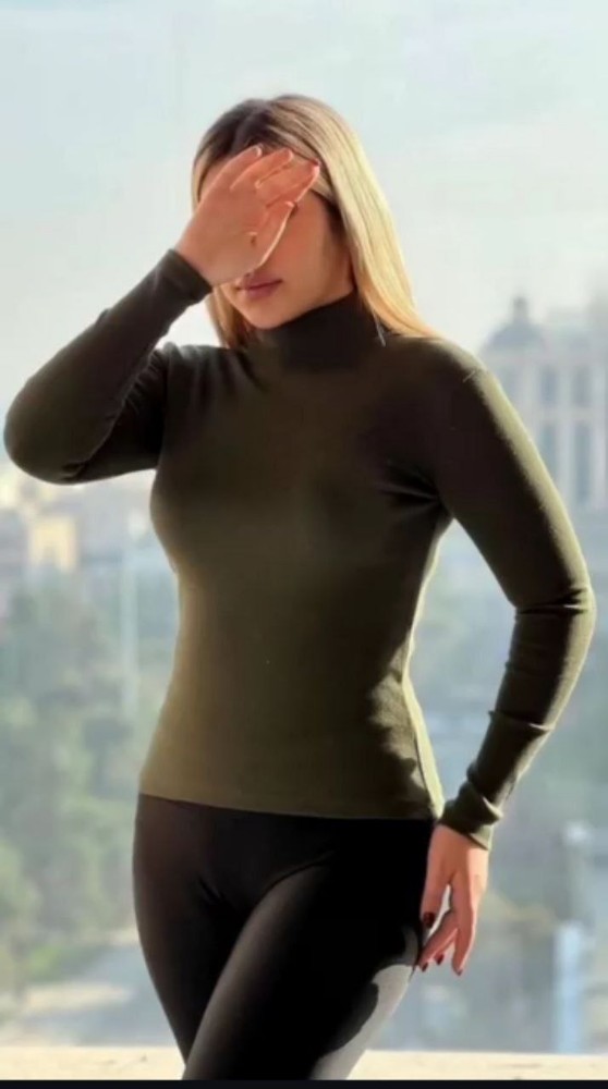 بلوز آستین دار یقه 5سانت کد 137602 - خرید بلوز تک زنانه عمده