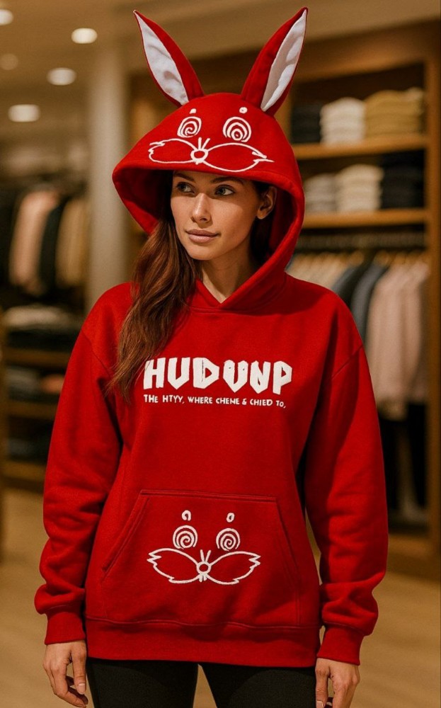 هودی خرگوش کد 137603 - خرید کاپشن و هودی زنانه عمده