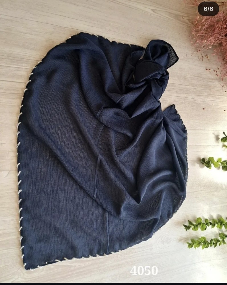 مینی اسکارف دور ملیله دوزی کد 137817 - خرید آرایش مو عمده