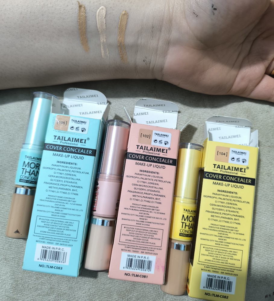 کانسیلر دوطرفه تایلامی یک سر مایع یک سر جامد کد 138508 - خرید آرایشی چشم عمده