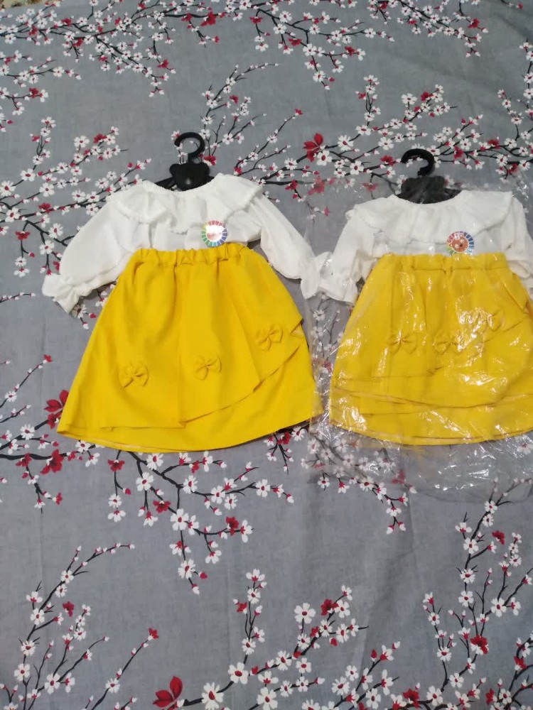 شومیز دامن دخترانه بوگاتی ومیکرو کد 138858 - خرید سارافون دخترانه عمده