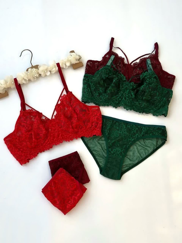 ست فنردار کد 136150 - خرید شورت و سوتین زنانه عمده