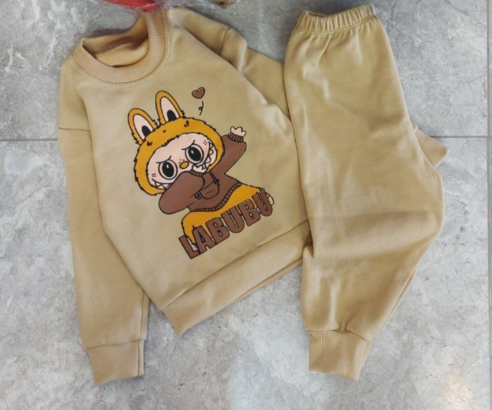 ست کرکی لبوبو کد 136688 - خرید ست بلوز شلوار دخترانه عمده