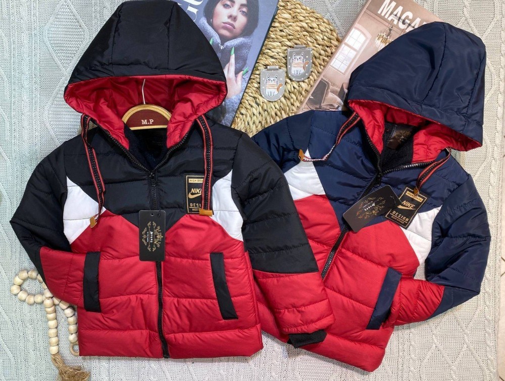 کاپشن پسرانه کد 137384 - خرید کاپشن و هودی پسرانه عمده