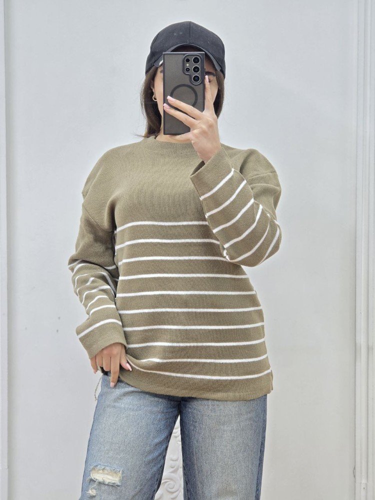 بافت راه راه کد 137917 - خرید بلوز تک زنانه عمده