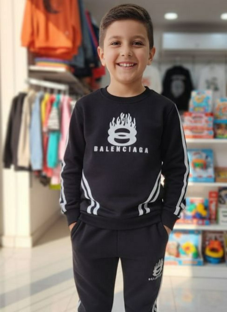 ست بلوز شلوار بالنسیاگا کد 138421 - خرید ست بلوز شلوار پسرانه عمده