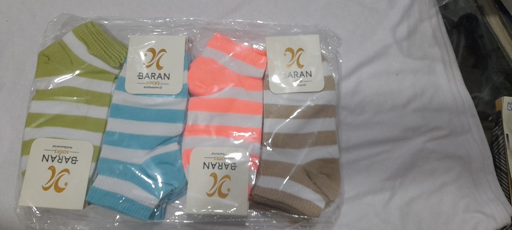 جوراب نيم ساقه زنانه کد 135675 - خرید جوراب زنانه عمده