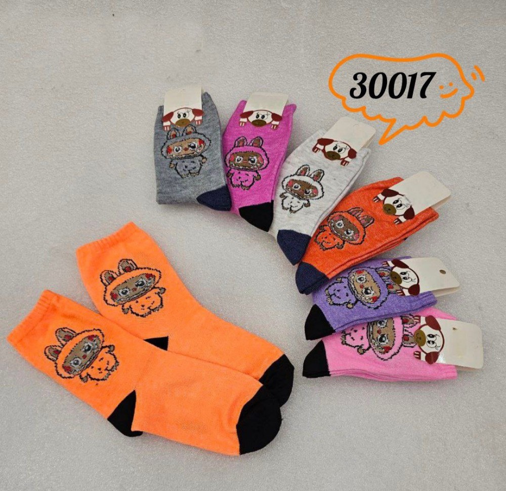 ️جوراب نیمساق نخی دخترانه ️ کد 136731 - خرید جوراب دخترانه عمده