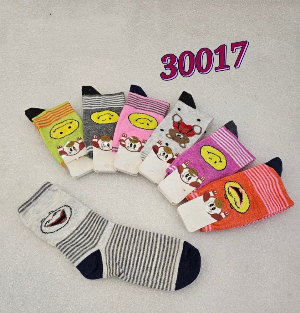 ️جوراب نیمساق نخی دخترانه ️ کد 136732 - خرید جوراب دخترانه عمده