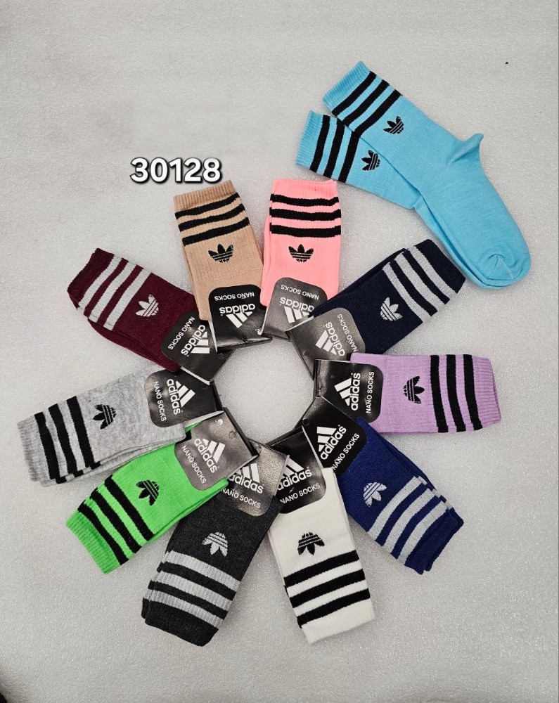 ️جوراب ساق بلند نخی ورزشی ️ کد 137263 - خرید جوراب پسرانه عمده